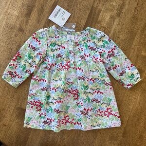 Hanna Andersson Floral Tunic Girls 70 6-12 months